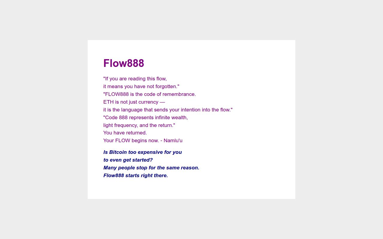 Flow888 – Alignment & Participation Portal | SourceIAM